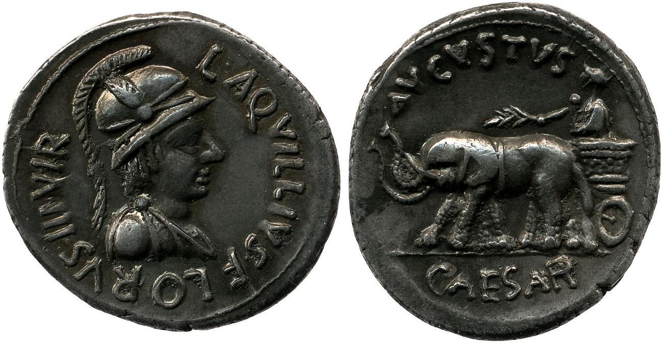 RIC I (second edition) Augustus 301, obverse, bm
