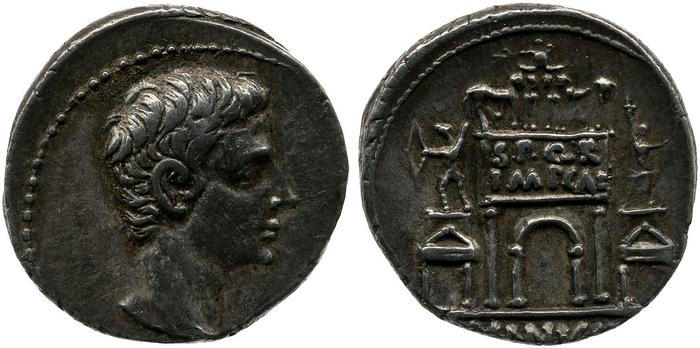 RIC I (second edition) Augustus 359, реверс, bm