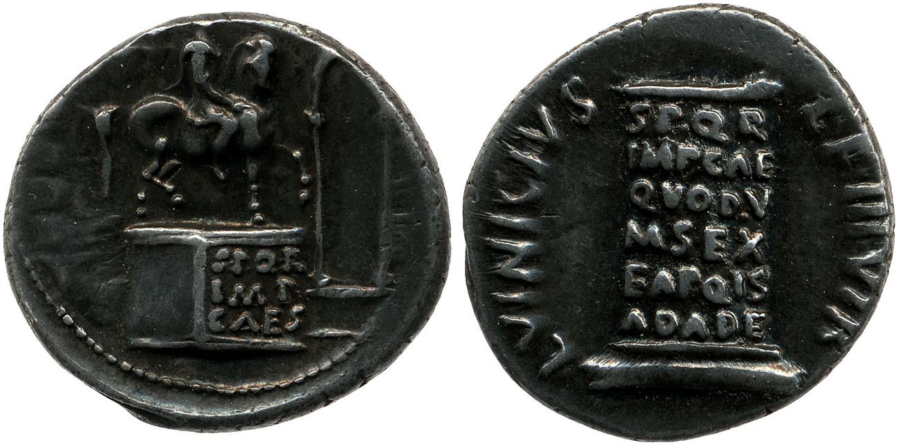 RIC I (second edition) Augustus 362, аверс, bm