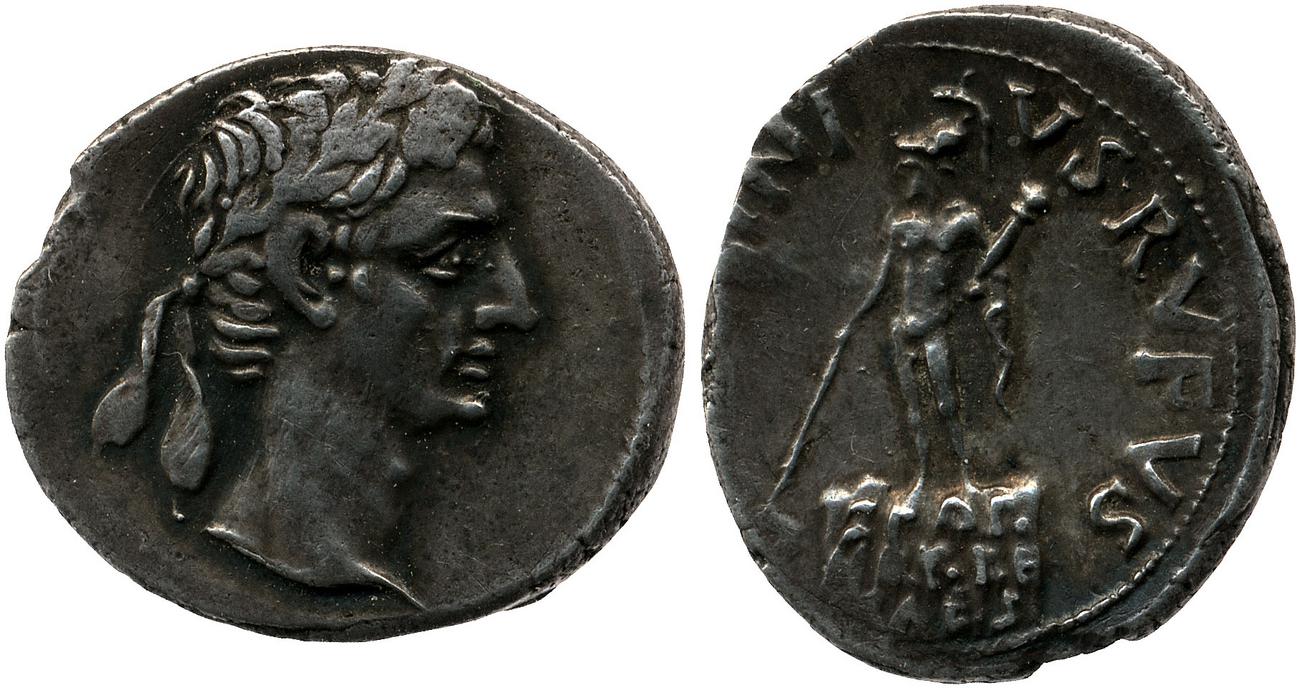 RIC I (second edition) Augustus 351, аверс, bm