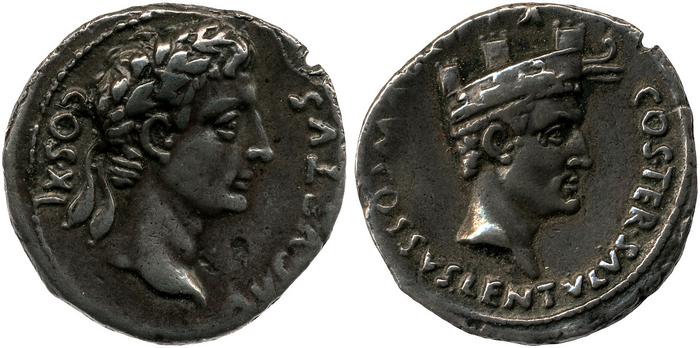 RIC I (second edition) Augustus 414, реверс, bm