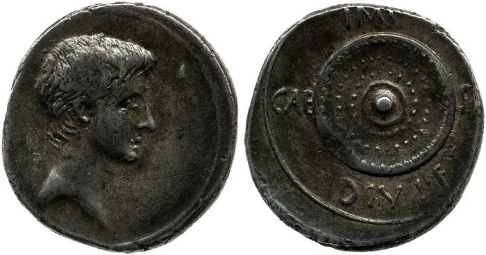 RIC I (second edition) Augustus 543A, реверс, bm