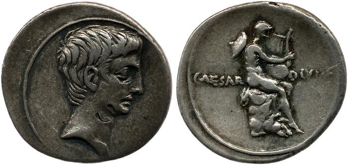 RIC I (second edition) Augustus 257, реверс, bm