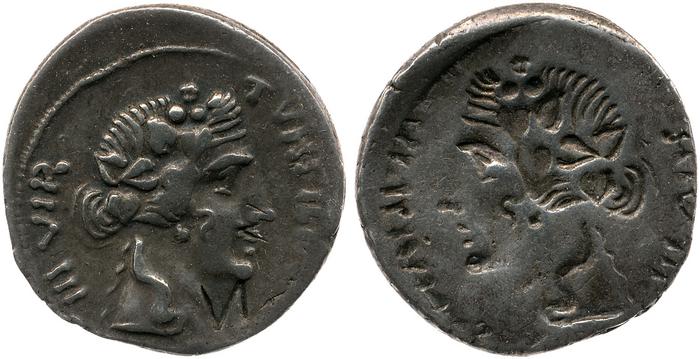 RIC I (second edition) Augustus 287, реверс, bm