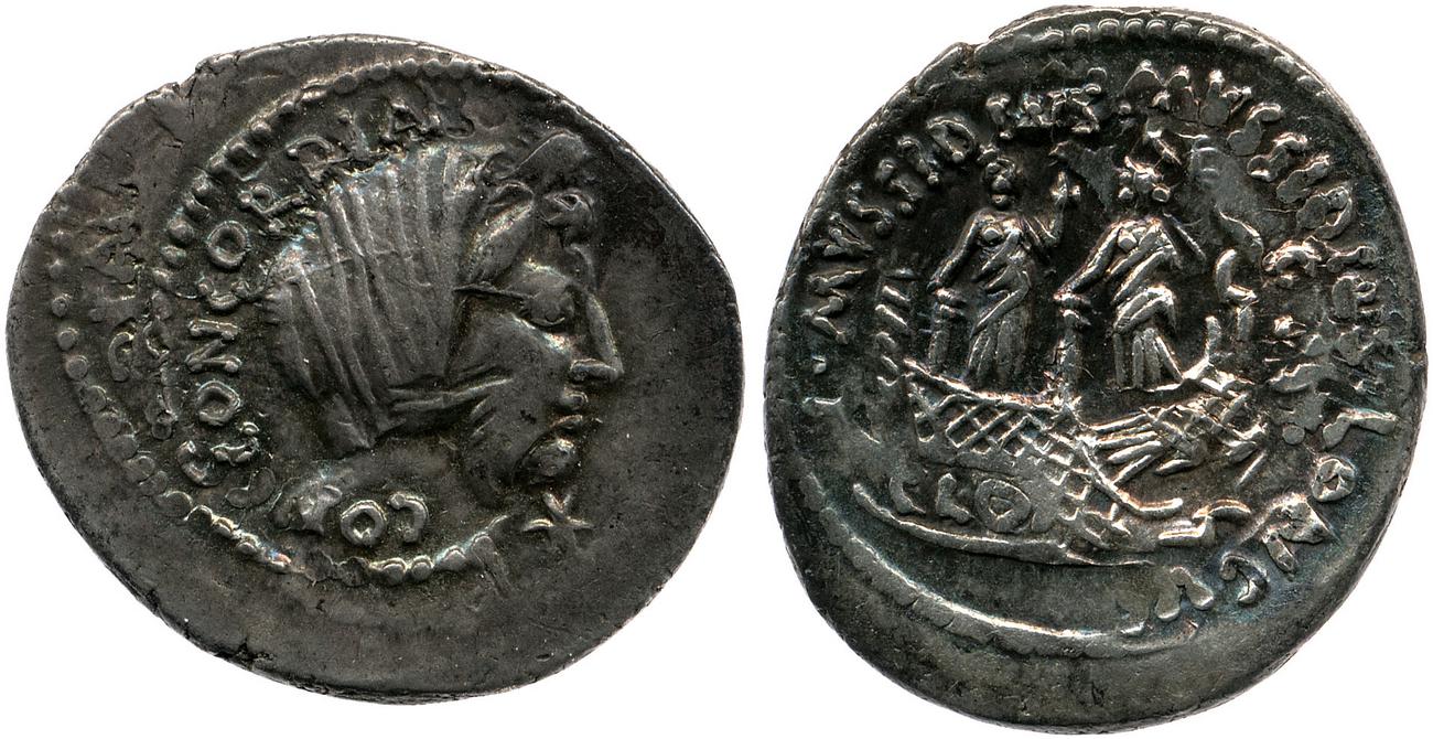 RRC 494/42b, аверс, bm
