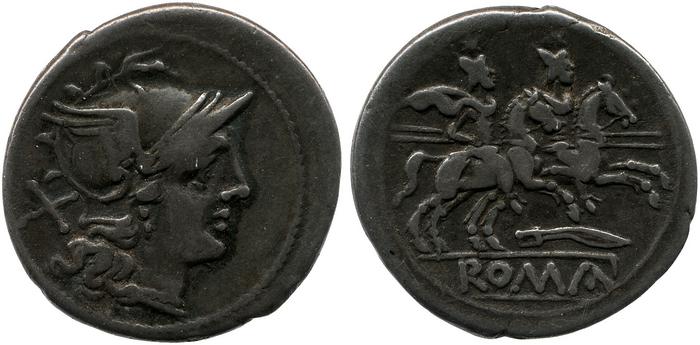 RRC 120/2, реверс, Британский музей