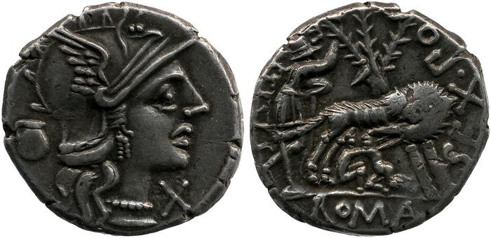 RRC 235/1c, реверс, bm