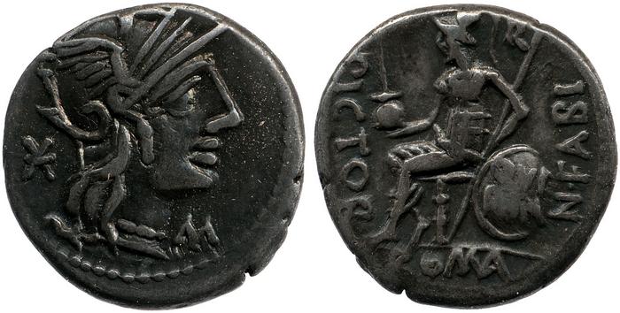 RRC 268/1b, реверс, bm