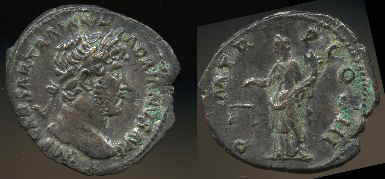 RIC II, Part 3 (second edition) Hadrian 385, аверс, bm