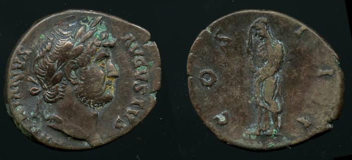 RIC II, Part 3 (second edition) Hadrian 846, реверс, bm