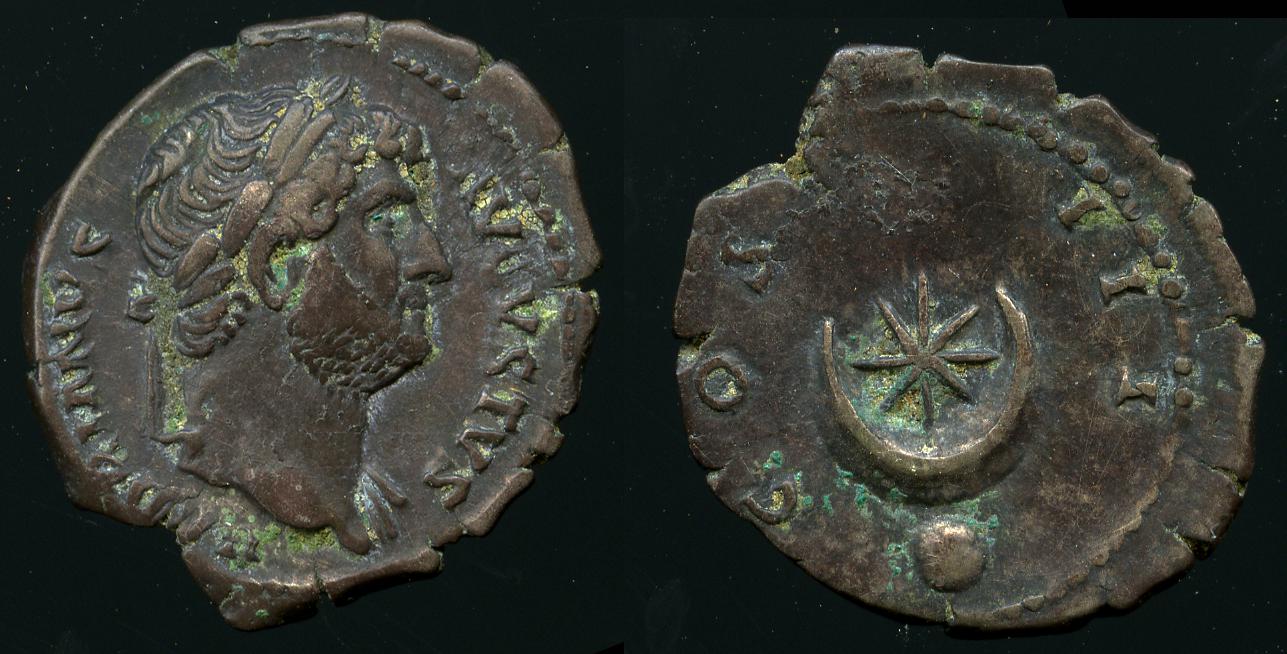 RIC II, Part 3 (second edition) Hadrian 865, аверс, bm