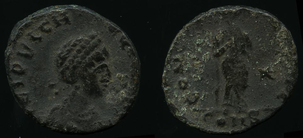 аверс RIC X Theodosius II (East) 425