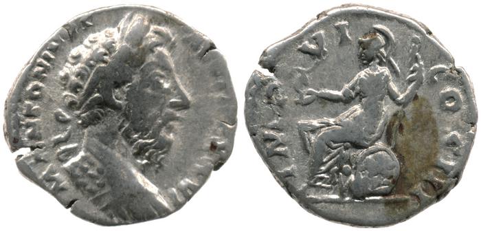 RIC III Marcus Aurelius 260A, реверс, Британский музей