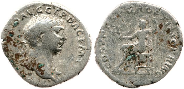 RIC II Trajan 116, реверс, bm