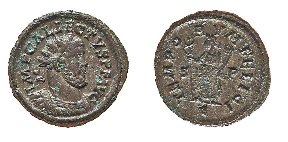 RIC V Allectus 117, аверс, bm