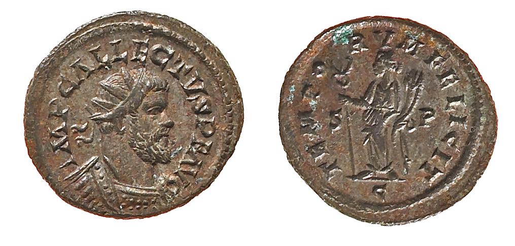 RIC V Allectus 117, аверс, bm