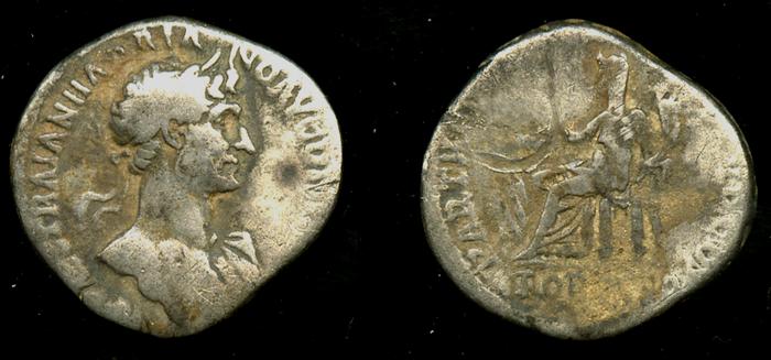 RIC II, Part 3 (second edition) Hadrian 57, реверс, Британский музей