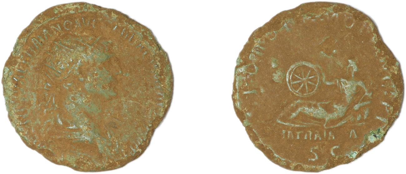 RIC II Trajan 641, аверс, bm