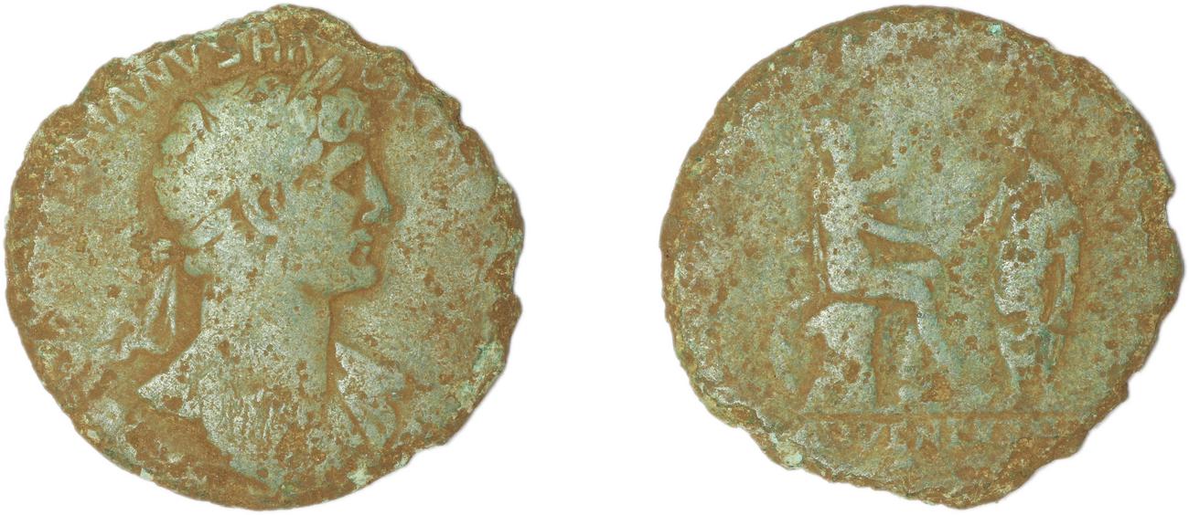 RIC II, Part 3 (second edition) Hadrian 158, аверс, Британский музей