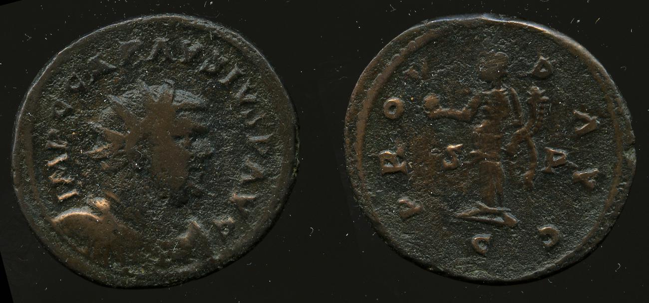 RIC V Carausius 346, аверс, bm