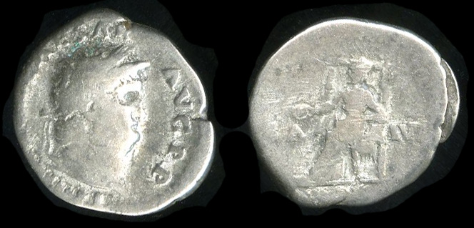 RIC I (second edition) Nero 72, аверс, bm