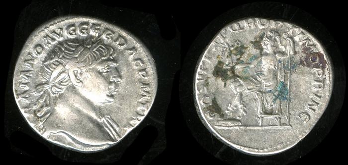 RIC II Trajan 116, реверс, bm