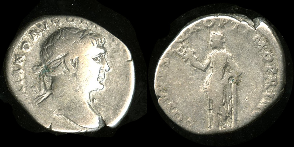 RIC II Trajan 120, аверс, bm