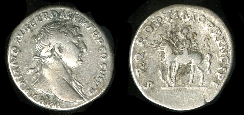 RIC II Trajan 291, аверс, bm
