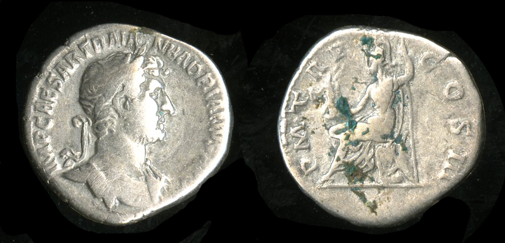 obverse RIC II, Part 3 (second edition) Hadrian 544