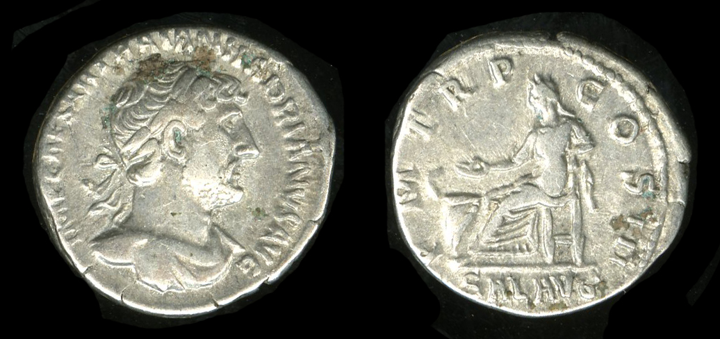 obverse RIC II, Part 3 (second edition) Hadrian 378