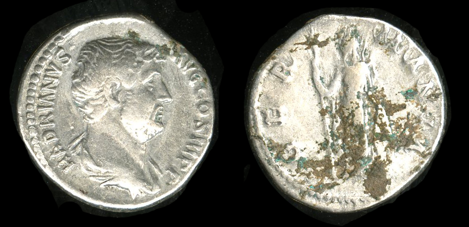 obverse RIC II, Part 3 (second edition) Hadrian 1514