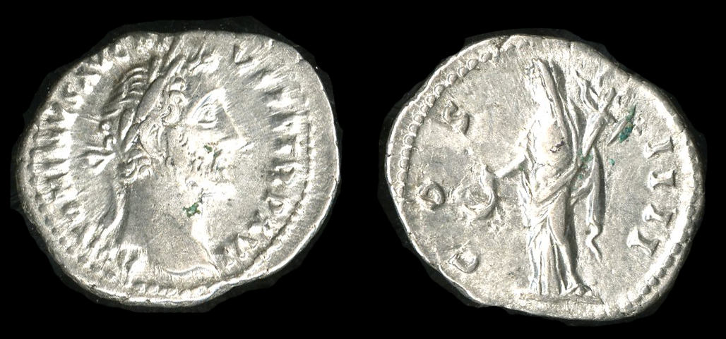 RIC III Antoninus Pius 219, аверс, bm