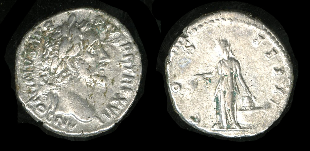 RIC III Antoninus Pius 220, аверс, Британский музей