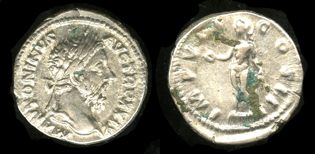 аверс RIC III Marcus Aurelius 311