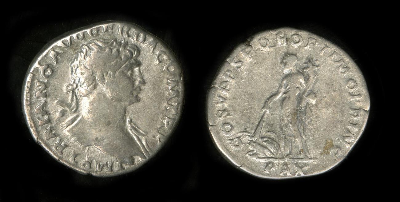 RIC II Trajan 102, obverse, bm