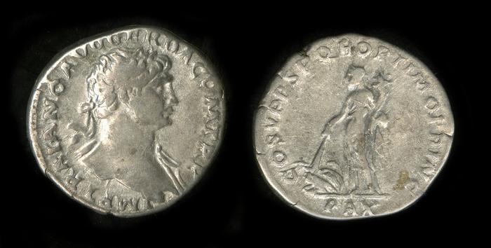 RIC II Trajan 102, reverse, bm