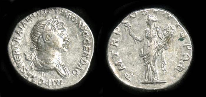 RIC II Trajan 343, реверс, bm