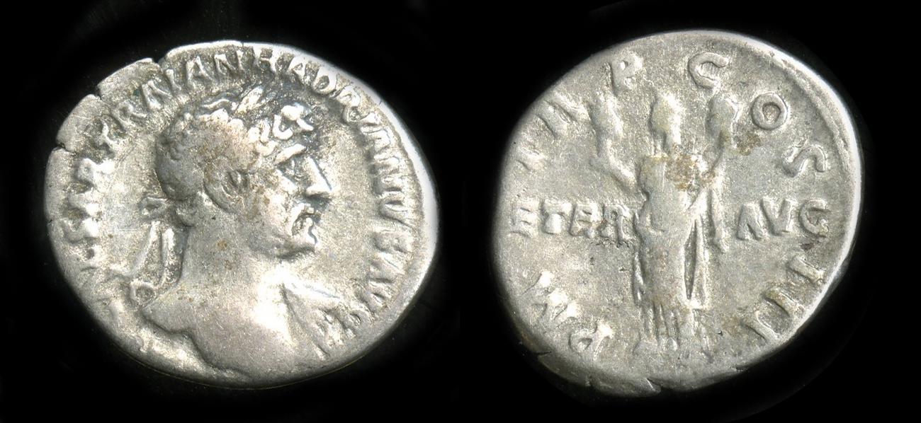 obverse RIC II, Part 3 (second edition) Hadrian 202