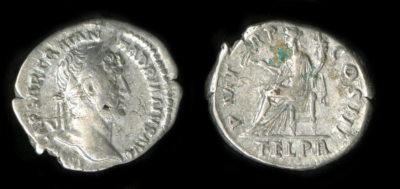 аверс RIC II, Part 3 (second edition) Hadrian 299