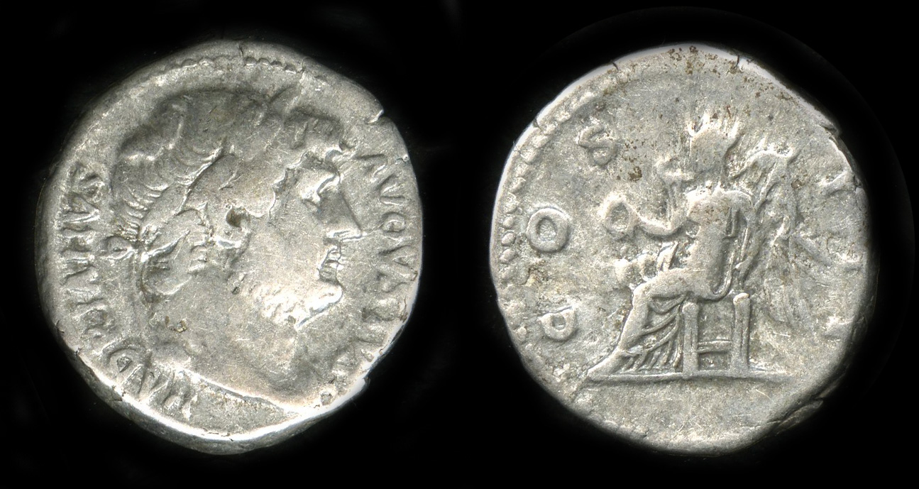 аверс RIC II, Part 3 (second edition) Hadrian 858