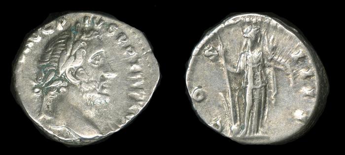 RIC III Antoninus Pius 240, реверс, bm