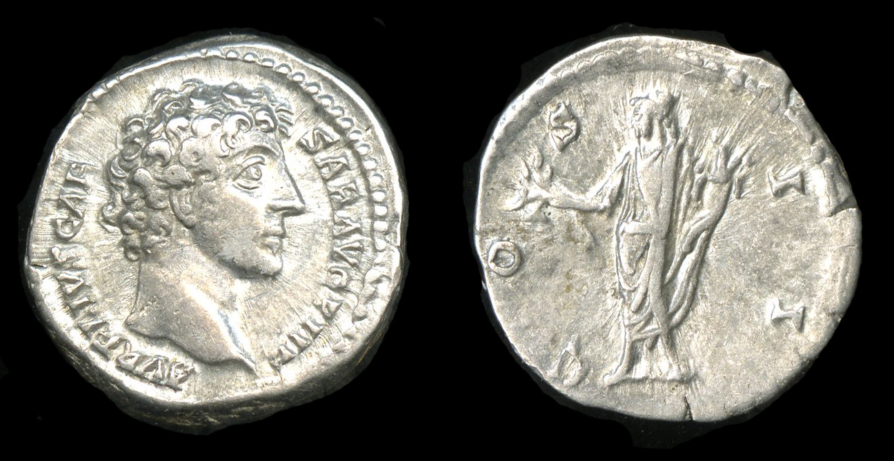 RIC III Antoninus Pius 429A, аверс, bm