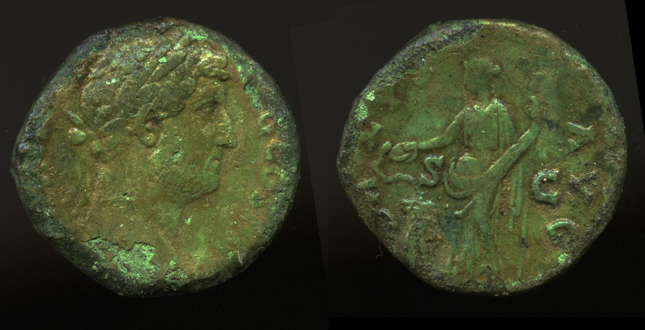 RIC II, Part 3 (second edition) Hadrian 2420, аверс, Британский музей