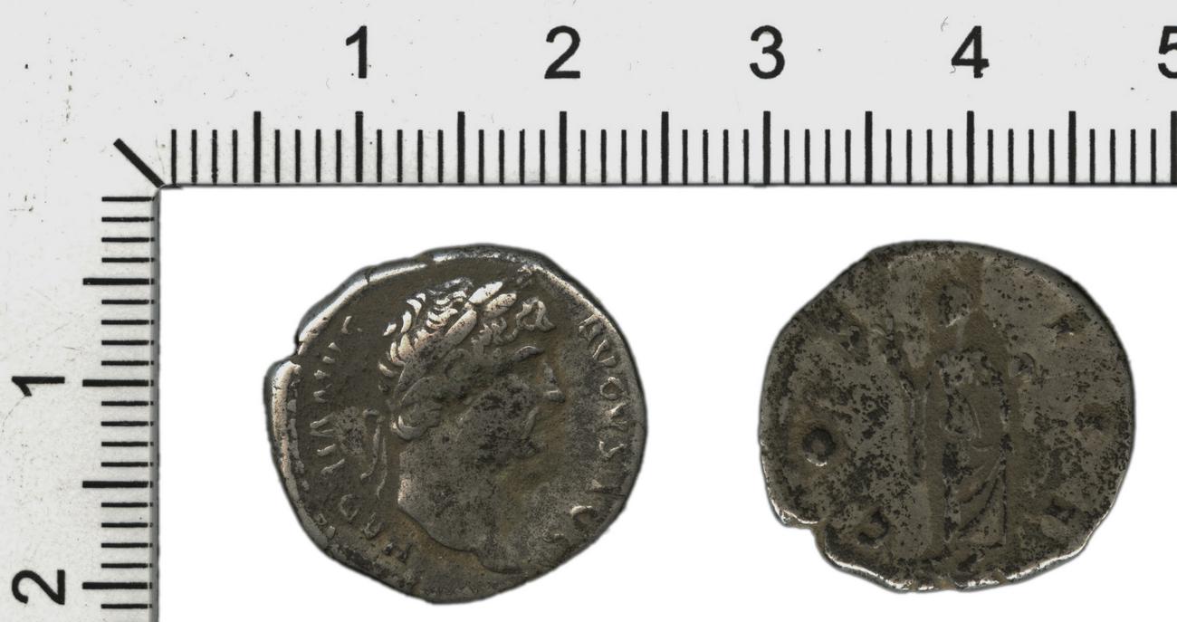 RIC II, Part 3 (second edition) Hadrian 714, аверс, bm