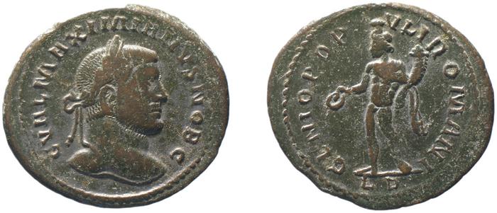 RIC VI Lugdunum 4b, реверс, bm