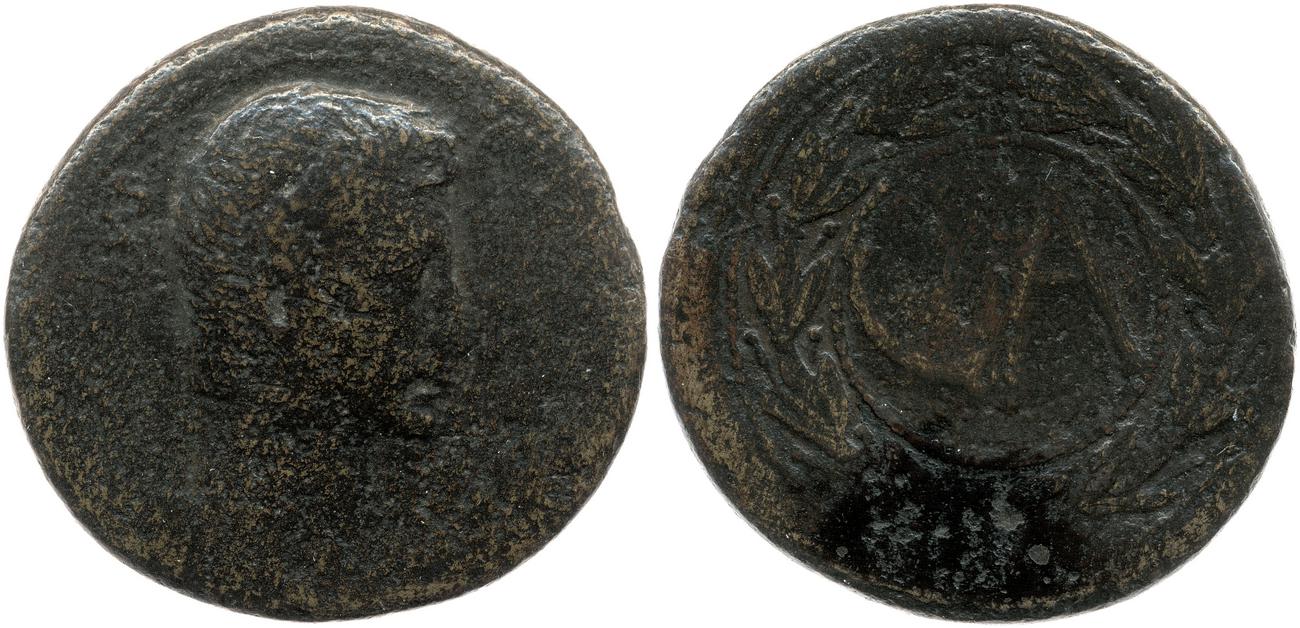 RIC I (second edition) Augustus 501, аверс, bm