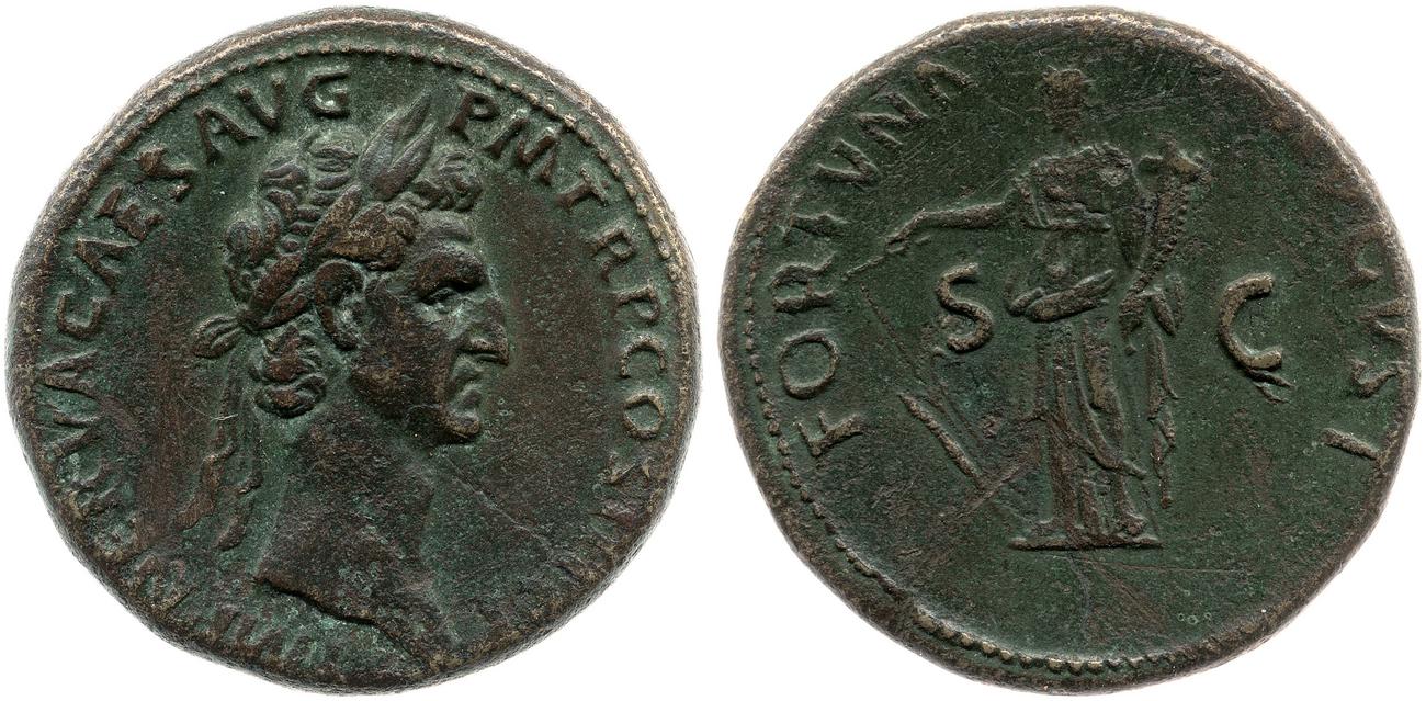 RIC II Nerva 83, аверс, bm