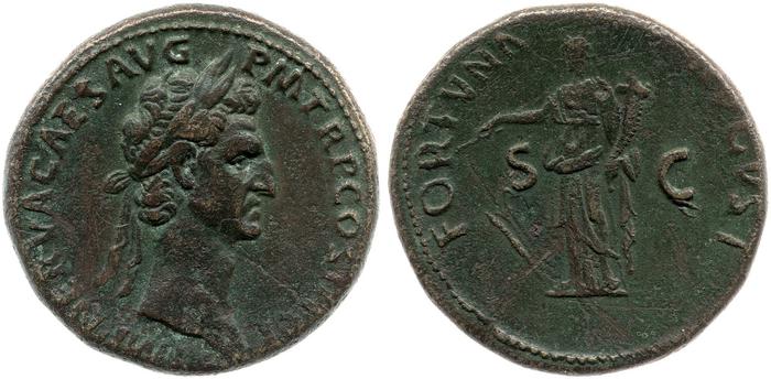 RIC II Nerva 83, реверс, bm