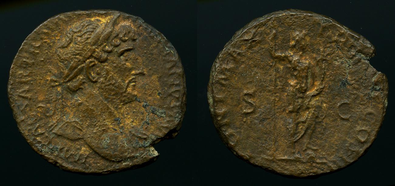 RIC II, Part 3 (second edition) Hadrian 267, аверс, Британский музей