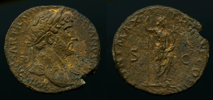 RIC II, Part 3 (second edition) Hadrian 267, реверс, Британский музей